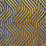 Aldeco Modernist Jacquard Velvet Gold Over Blue Fabric A9 0002MODE