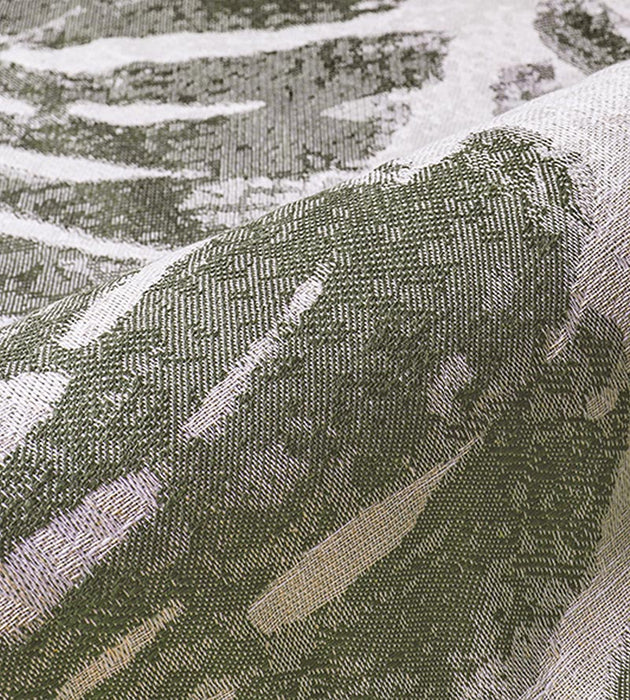 Aldeco Palm Leaves Deep Forest Green Fabric Sample A9 0002PALM