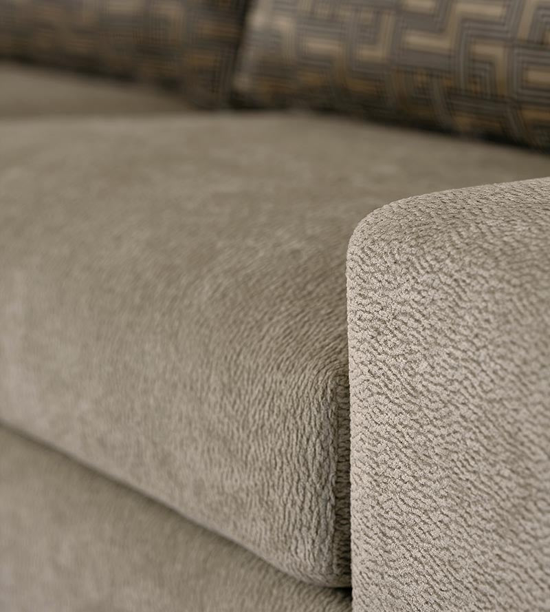 Aldeco Pulp Astrakan Taupe Fabric A9 0002PULP