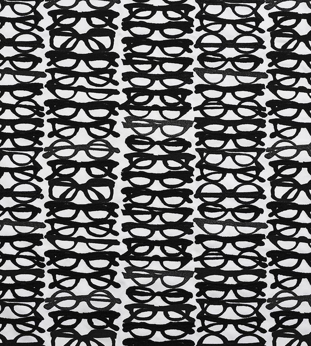 Aldeco Pop Art Black & White Fabric Sample A9 00031839