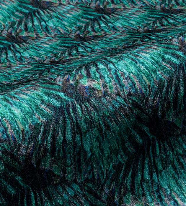 Aldeco Guilty Peacock Blue Fabric Sample A9 0003GUIL