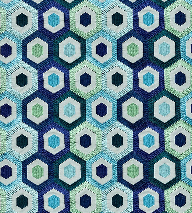 Aldeco Rhapsody Blue Mood Fabric Sample A9 00042600