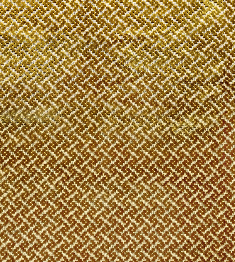 Aldeco Freddie Velvet Golden Linen Fabric Sample A9 00042900