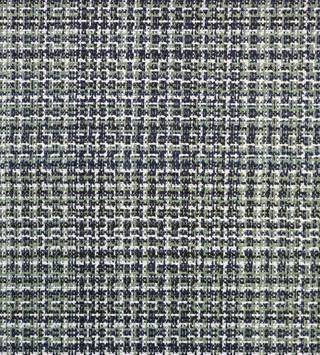 Aldeco Belle Tweed - Outdoor Fr Marine Green Fabric Sample A9 0004BELLE