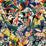 Aldeco Botanical Dream Blue Beauty Fabric A9 0004BOTA