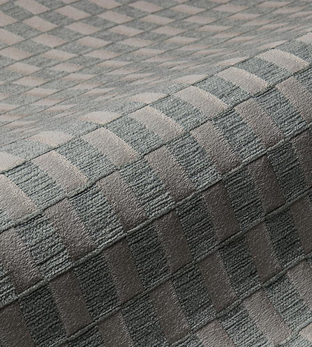 Aldeco Damier Seafoam Fabric Sample A9 0004DAMI