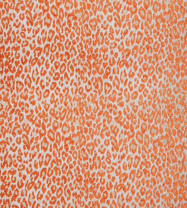 Aldeco Leopard Orange Koi Fabric A9 0006LEOP