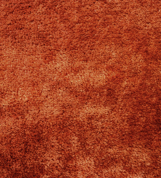 Aldeco Prive Melange Velvet Fr Orange Terre Fabric A9 0007PRIVE