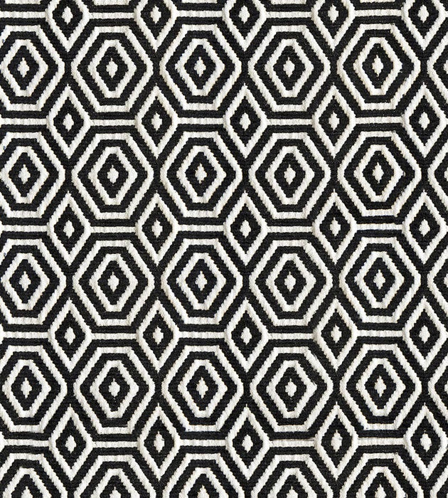 Aldeco Geometric Drops Sexy Black Fabric Sample A9 0010GEOM