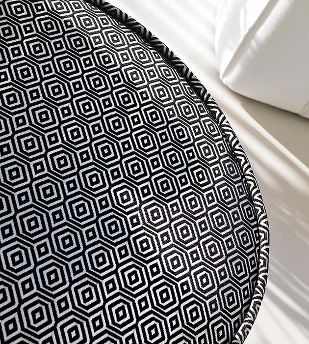 Aldeco Geometric Drops Sexy Black Fabric A9 0010GEOM