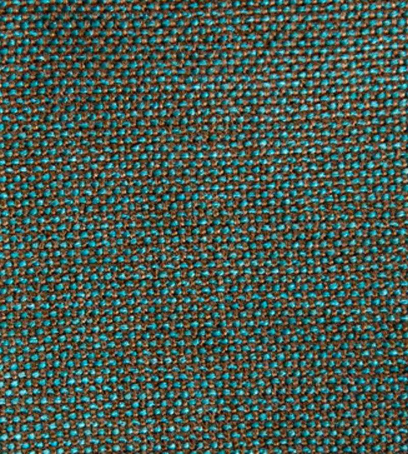 Aldeco Tulu Brown & Viridian Green Fabric Sample A9 00287580