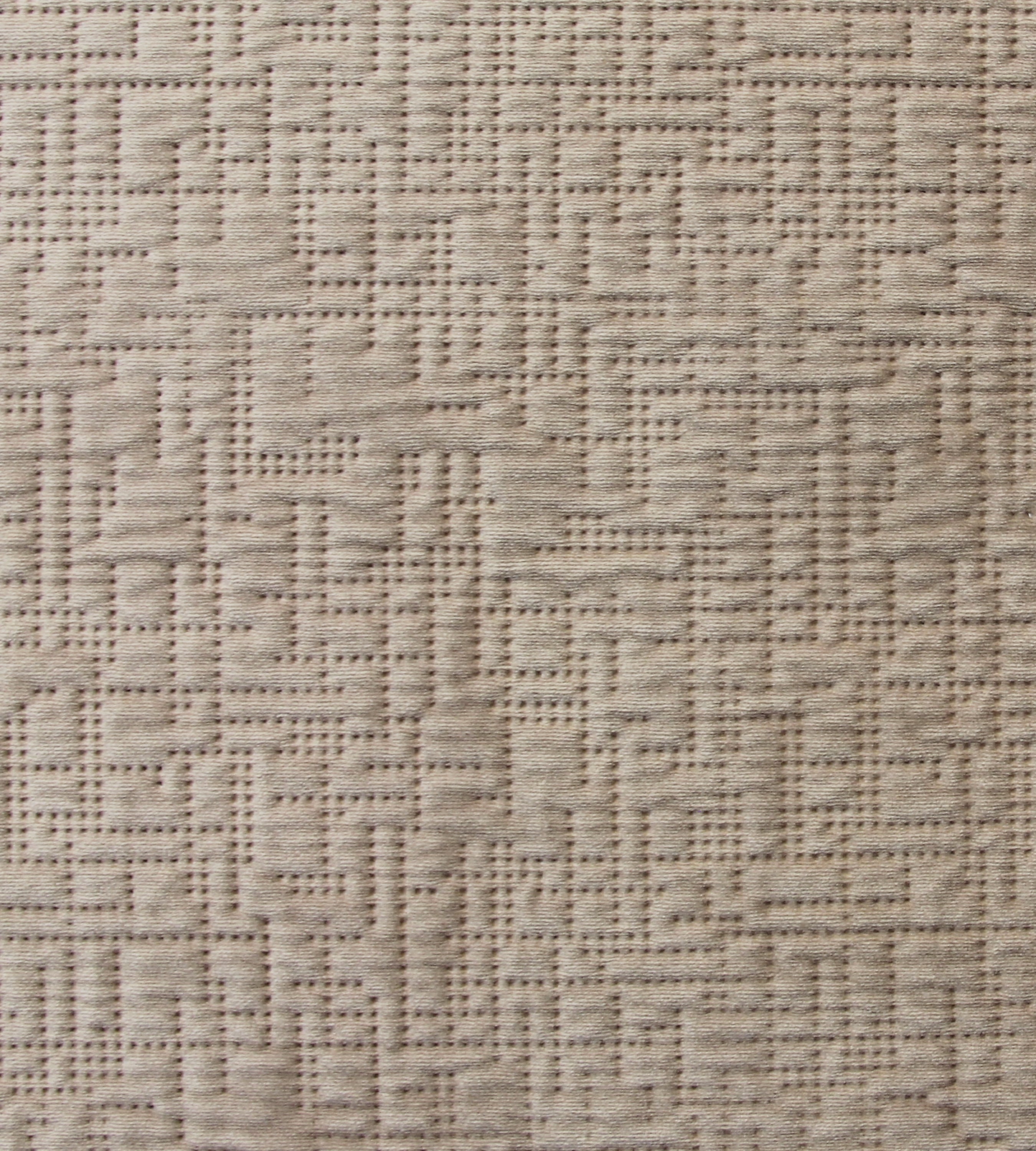 Aldeco Braille Velvet Warm Sand Fabric Sample A9 0003BRAI