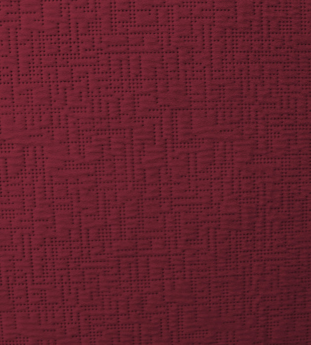 Aldeco Braille Velvet Port Ruby Fabric Sample A9 0008BRAI