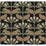 York Tracery Blooms Black Metallic Wallpaper AC9113