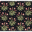 York Meadow Flowers Black & Rose Gold Metallic Wallpaper AC9152