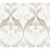 York Pine Cone Ribbon Neutral Wallpaper AC9172