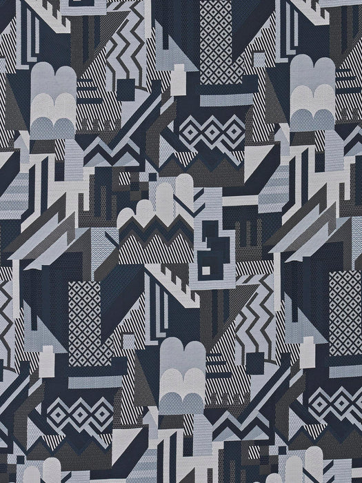 Pierre Frey Vitali Bleucharbon Fabric F3681002