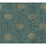 York French Marigold Teal & Gold Wallpaper AF6519