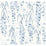 York Willow Branches White & Blue Wallpaper AF6582