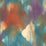 Seabrook Designs Rainbow Clover Metallic Gold, Red-orange, & Blue Wallpaper Sample AH40301