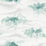 Seabrook Designs Brushstroke Trees Metallic Teal & Pearl Wallpaper Sample AH40704