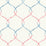 Seabrook Designs Shibori Lattice Royal Blue, Ruby, & Metallic Pearl Wallpaper Sample AH41611