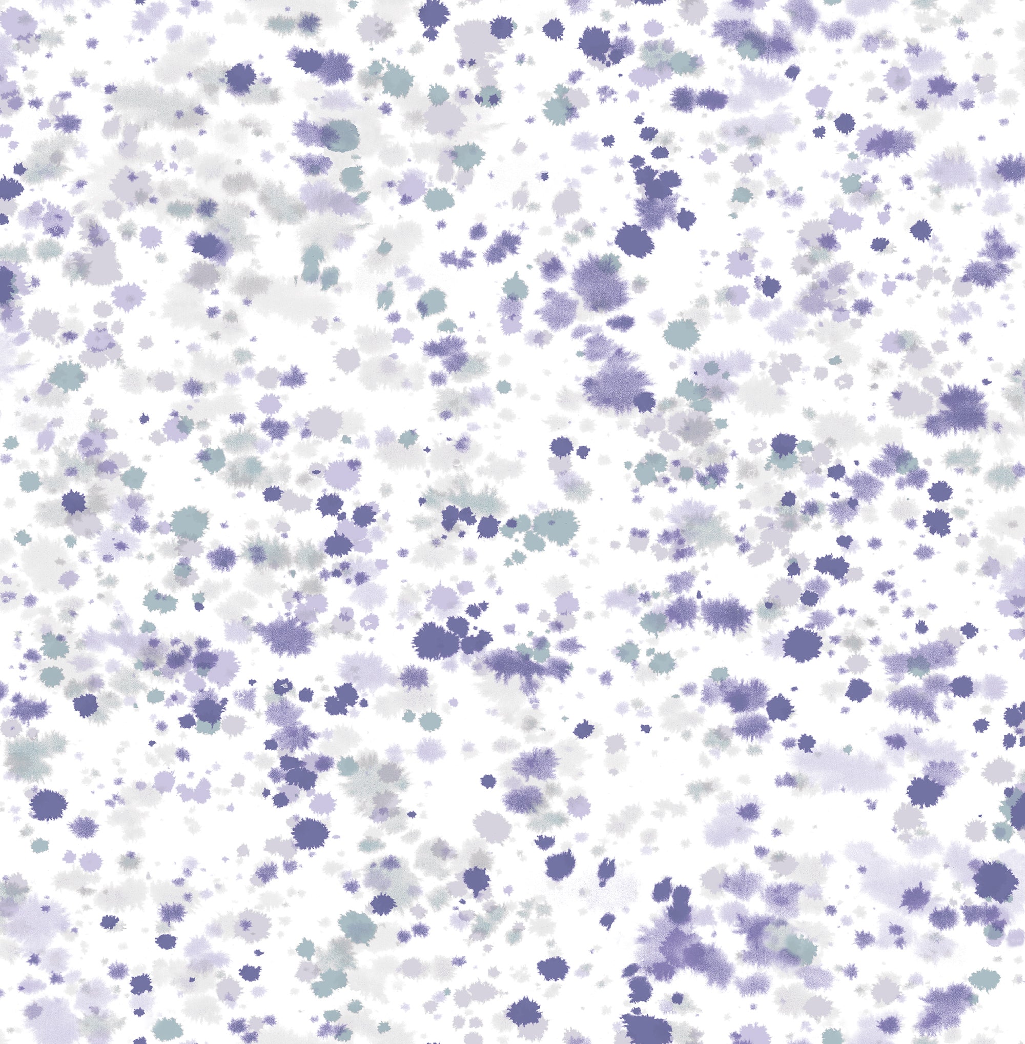 Seabrook Designs Splatter Metallic Silver, Lavender, & Robin''s Egg Wallpaper AH41709