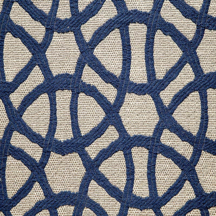 Calvin Celtic Circles King''s Blue Fabric AH603