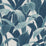 Seabrook Designs Imperial Banana Groves Metallic Pearl And Azure Blue Wallpaper AI40302