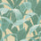 Seabrook Designs Imperial Banana Groves Metallic Gold And Sea Green Wallpaper Sample AI40305