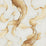 Seabrook Designs Koi Fish Metallic Gold And Off-white Wallpaper Sample AI40610