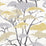 Seabrook Designs Confucius Tree Metallic Gold And Silver Wallpaper AI41403