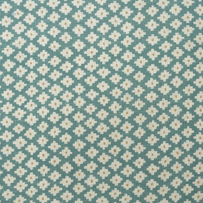 Andrew Martin Maze Turquoise Fabric Sample AM100381.13.0