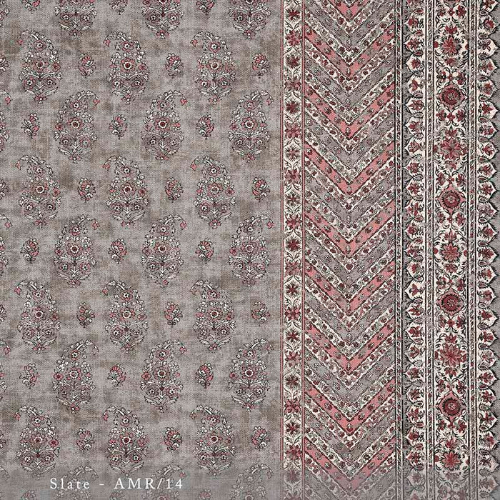 Lisa Fine Amira Slate Fabric Sample AMR/14