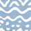 Alan Campbell Deauville Marine Blue Wallpaper Sample AP104-05