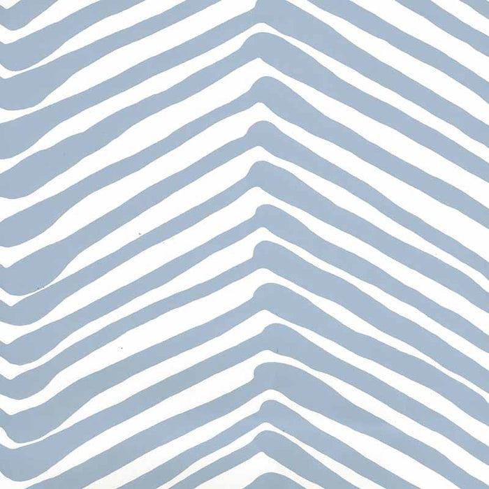 Alan Campbell Zig Zag Slate Blue Wallpaper Sample AP302-09