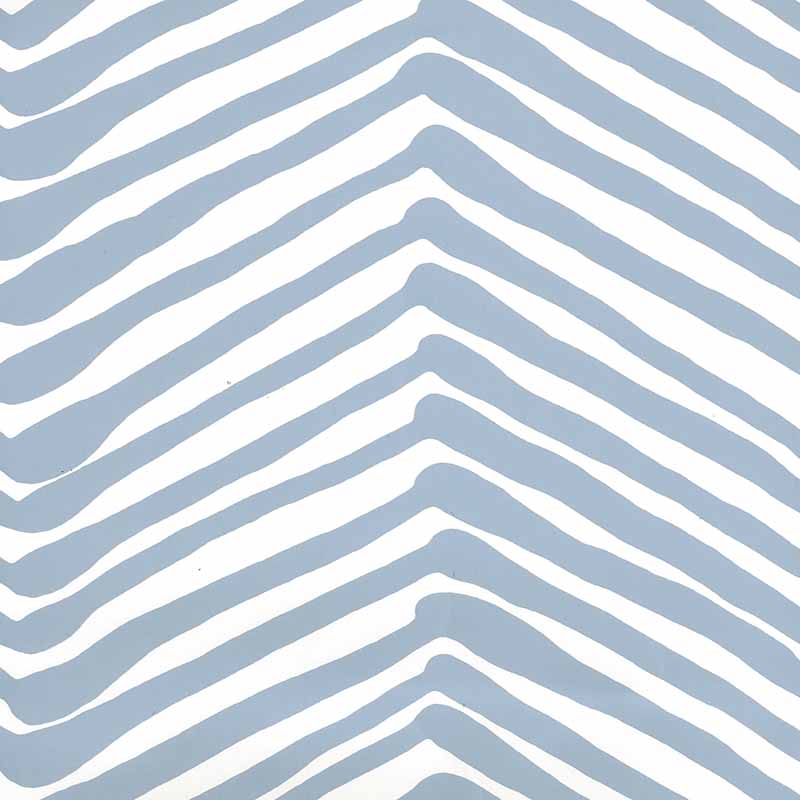 Alan Campbell Zig Zag Slate Blue Wallpaper AP302-09