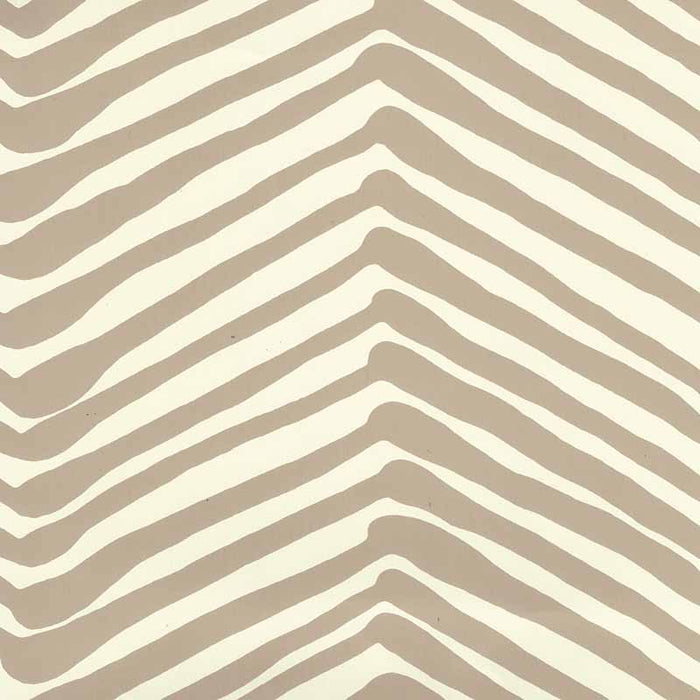 Alan Campbell Zig Zag Taupe Wallpaper AP302-11