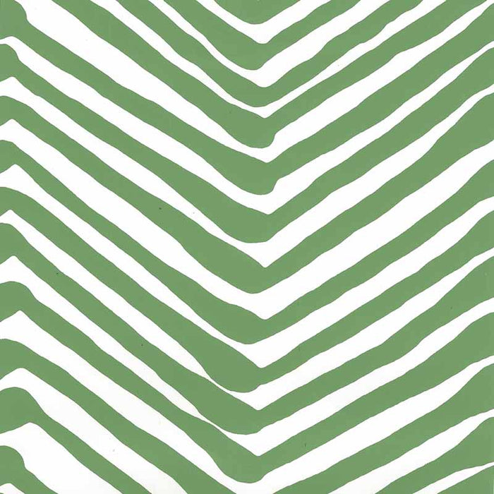 Alan Campbell Zig Zag Leaf Wallpaper Sample AP302-14AWP