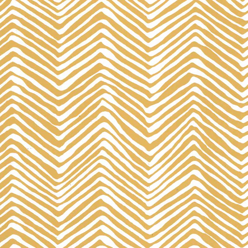 Alan Campbell Petite Zig Zag Inca Gold Wallpaper AP303-05PV