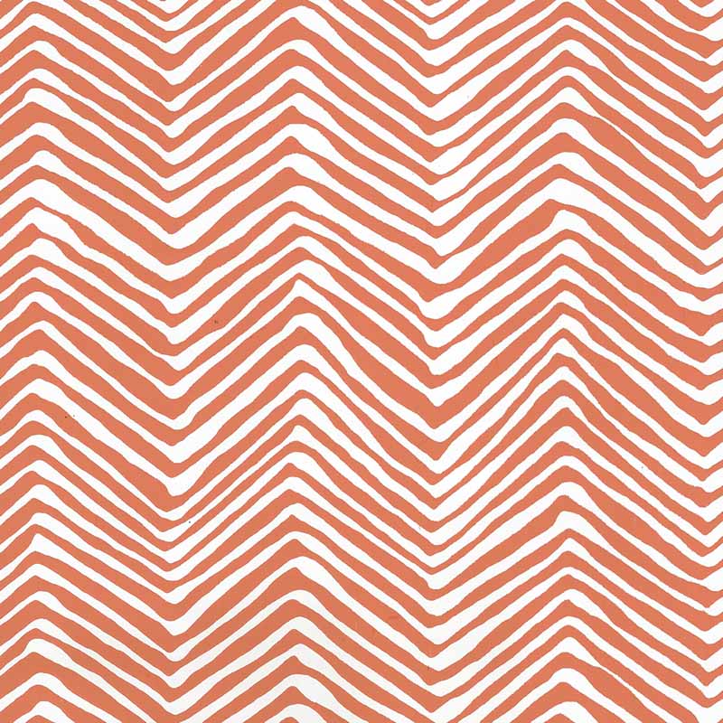 Alan Campbell Petite Zig Zag New Shrimp Wallpaper AP303-06PV