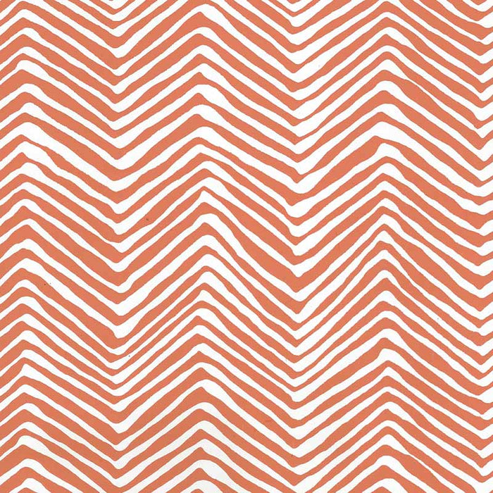 Alan Campbell Petite Zig Zag New Shrimp Wallpaper Sample AP303-06PV