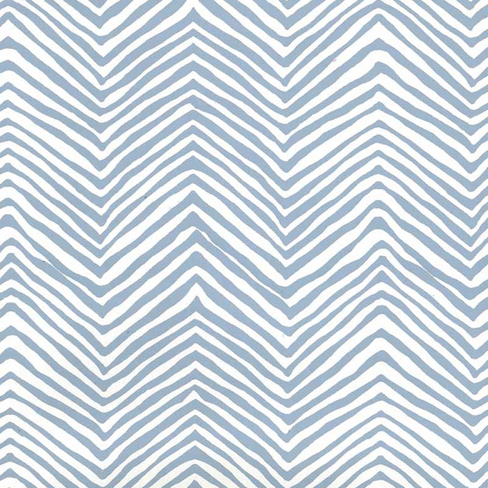 Alan Campbell Petite Zig Zag Slate Blue Wallpaper AP303-09