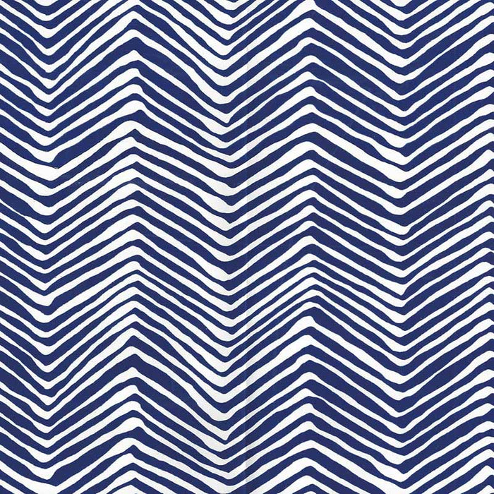 Alan Campbell Petite Zig Zag Navy Wallpaper Sample AP303-10PV