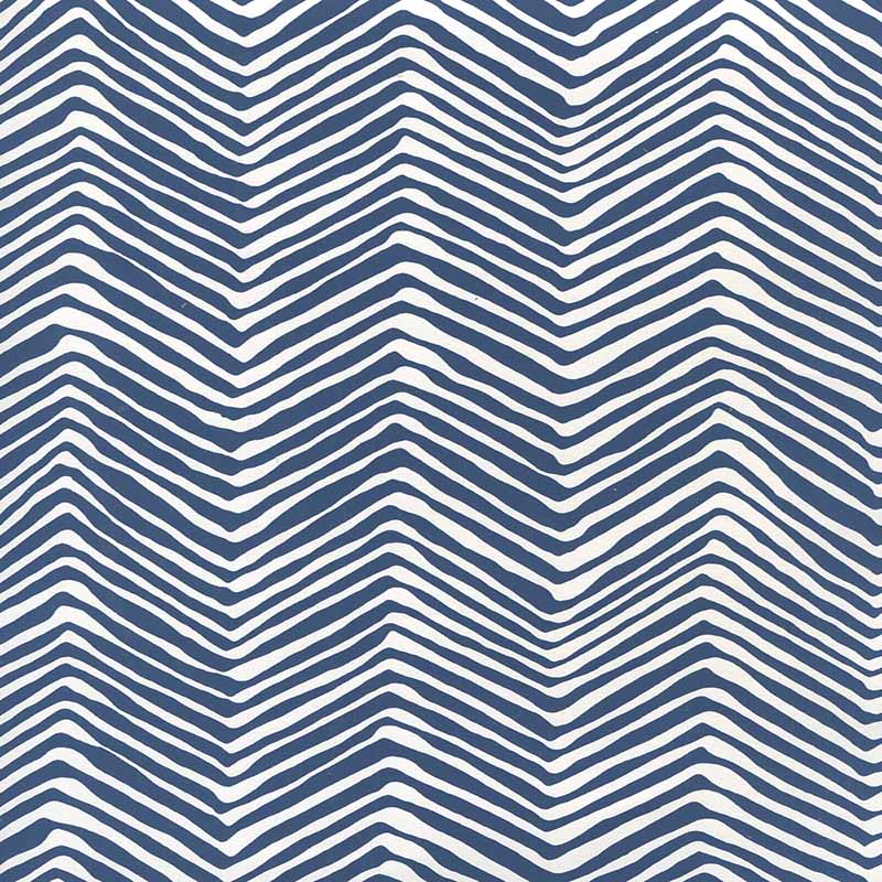 Alan Campbell Petite Zig Zag Navy Wallpaper AP303-18