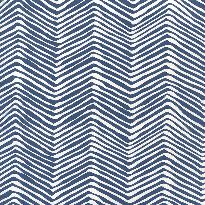 Alan Campbell Petite Zig Zag Navy Wallpaper AP303-18