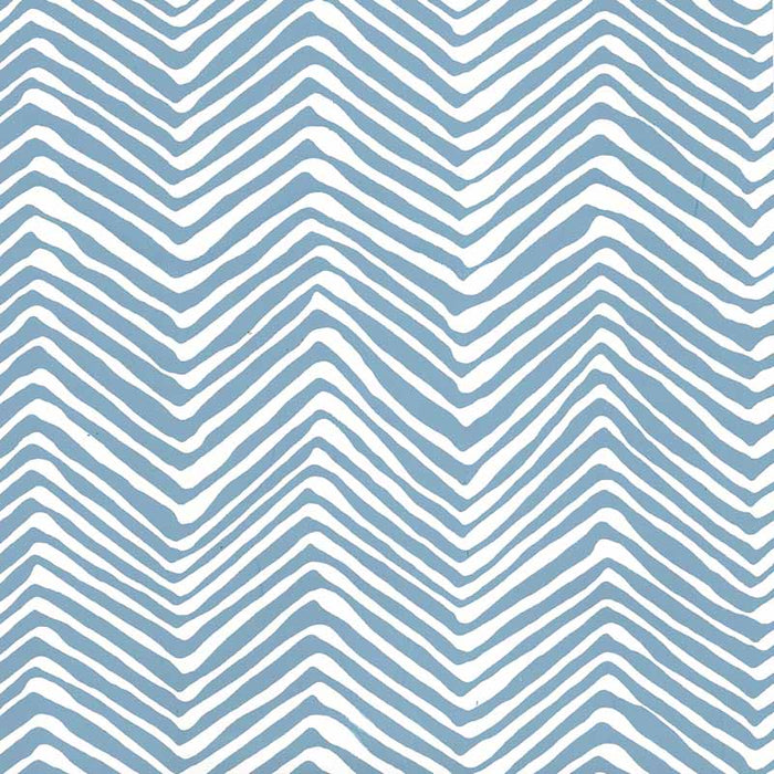 Alan Campbell Petite Zig Zag Blue Wallpaper AP303-1