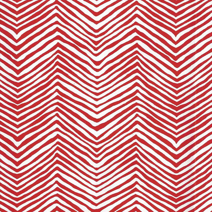 Alan Campbell Petite Zig Zag Red Wallpaper Sample AP303-22PV