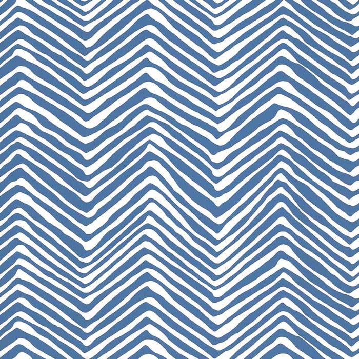 Alan Campbell Petite Zig Zag Pacific Blue Wallpaper AP303-22