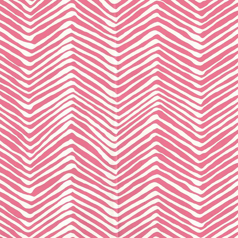 Alan Campbell Petite Zig Zag Pink Wallpaper Sample AP303-2